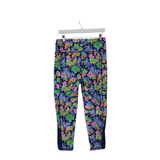 PRINT LEGGING DESIGNER PANT NAVY GREEN LARGE