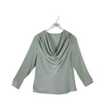3/4 SLEEVE DESIGNER TOP GREEN 8