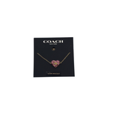 SLIDER HEART BRACELET GOLD PINK