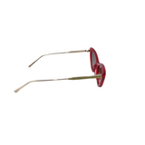 DIFF CAT EYE W/CASE SUNGLASSES/READERS RED