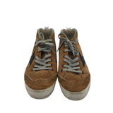 GOLDEN GOOSE RET$900 ANKLE LACE UP SNEAKERS DESIGNER SHOES BROWN BLACK 8