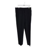 2PC JACKET/PANT DOUBLE BREASTED MEN SUIT BLACK 44/38