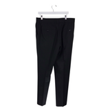 2PC JACKET/PANT DOUBLE BREASTED MEN SUIT BLACK 44/38