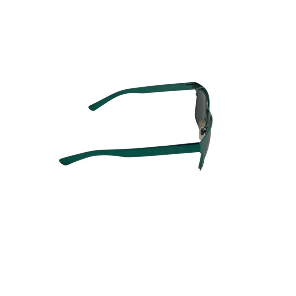 BURBERRY BE3068 METAL FRAME LUXE SUNGLASSES GREEN