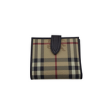 HAYMARKET CHECK BUCKLE LUXE WALLET BEIGE