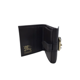 HAYMARKET CHECK BUCKLE LUXE WALLET BEIGE