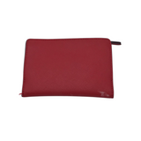 MICHAEL KORS LEATHER ZIP BIFOLD WALLET RED