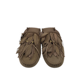 RET$775 MULE DRIVER DESIGNER SHOES BROWN 6