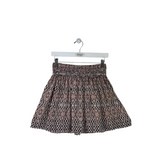 JOIE MINI DESIGNER SKIRT PEACH BLACK SMALL