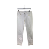 SKINNY DESIGNER JEANS WHITE 27