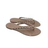 STUART WEITZMAN RET$150 PEARL FLIP-FLOP SHOES PINK 10