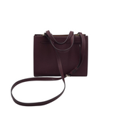 KATE SPADE BOW SATCHEL HANDBAG MAROON