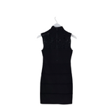ALICE + OLIVIA SLEEVELESS DESIGNER DRESS BLACK XS