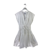 DEREK LAM NWT$425 CAP SLEEVE DESIGNER DRESS WHITE 0