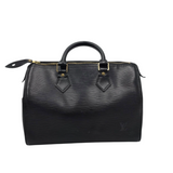 LOUIS VUITTON EPI LEATHER SPEEDY 25 LUXE HANDBAG BLACK