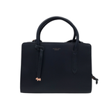 RADLEY LONDON LEATHER SATCHEL HANDBAG NAVY