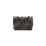 KURT GEIGER RET$148 QUILTED CROSSBODY HANDBAG GOLD PINK