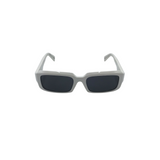 PRADA RECTANGLE FRAME PR27ZZ-F LUXE SUNGLASSES WHITE