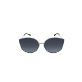 MOSCHINO CAT EYE MO086-GS w CASE LUXE SUNGLASSES SILVER