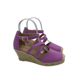 TALBOTS ESPADRILLE SHOES PURPLE 5
