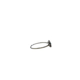 JAMES AVERY RETIRED $629 FLOWER BANGLE BRACELET SILVER TUR