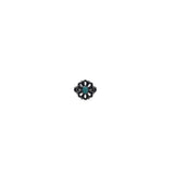 JAMES AVERY RETIRED $474 DE FLORES RING SILVER TURQ 5.5