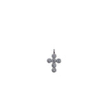 .925 CRYSTALS CROSS JEWELRY SILVER
