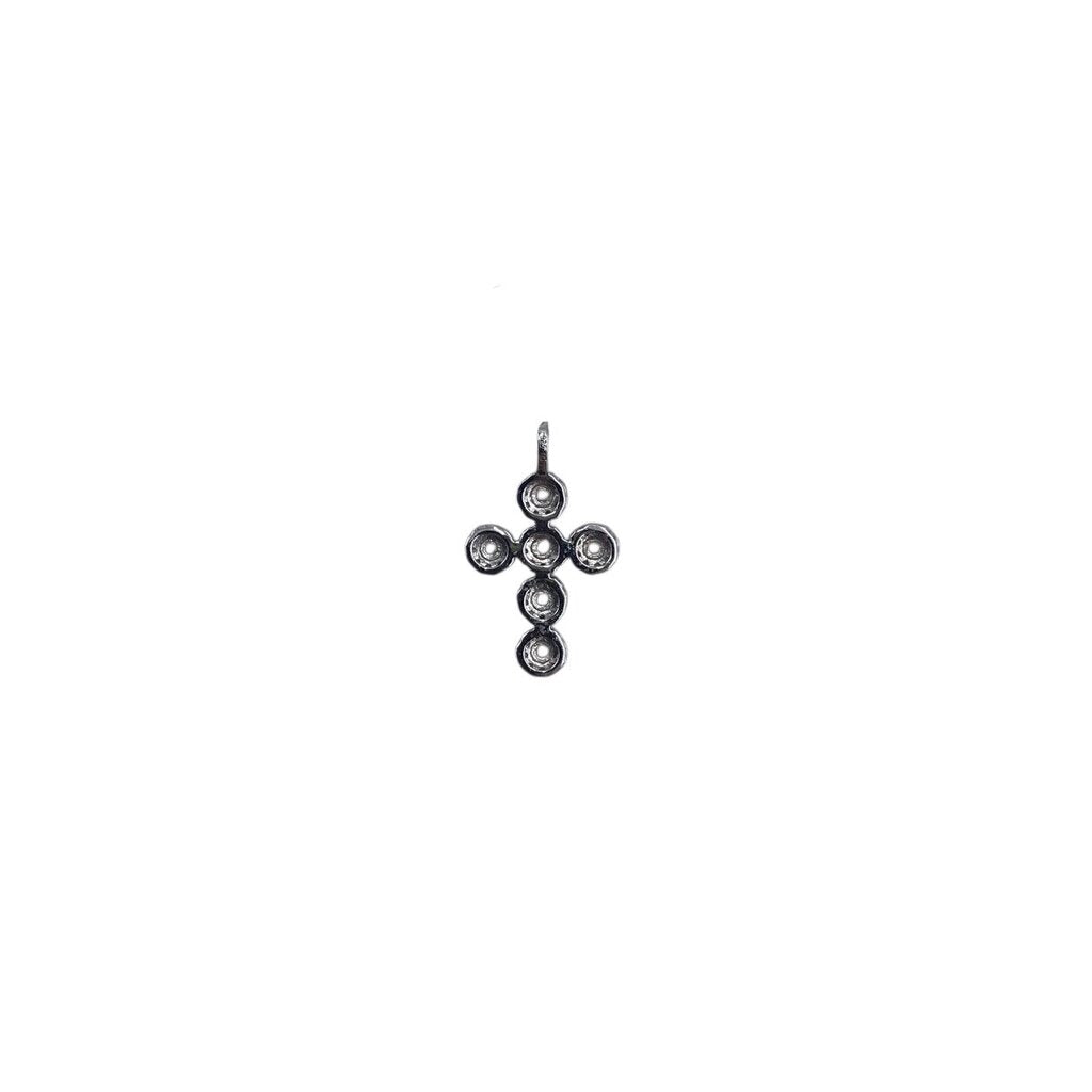 .925 CRYSTALS CROSS JEWELRY SILVER