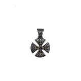KONSTANTINO 18K .925 CROSS PENDANT JEWELRY SILVER GOLD