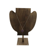 BRIGHTON MWT$98 HEART PENDANT NECKLACE SILVERTONE