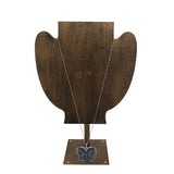 BRIGHTON NWT$238 CRYSTAL BUTTERFLY NECKLACE SILVERTON MULTI