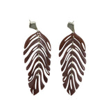 KENDRA SCOTT DANGLE EARRINGS BROWN
