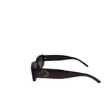 GUCCI SM. RECTANGLE GG/S LUXE SUNGLASSES BROWN