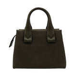 MICHAEL KORS NWT$348 LEATHER/CALFHAIR SATCHEL HANDBAG BLACK BROWN