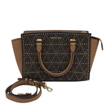 MICHAEL KORS TOTE CROSSBODY HANDBAG BROWN BLACK