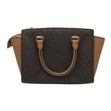 MICHAEL KORS TOTE CROSSBODY HANDBAG BROWN BLACK