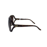 GUCCI OVERSIZE GG 3500 LUXE SUNGLASSES BROWN