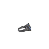 JUDITH RIPKA RET$1,699 18K/925 BLUE QUARTZ RING GOLD BLUE 6.5