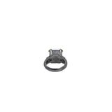 JUDITH RIPKA RET$1,699 18K/925 BLUE QUARTZ RING GOLD BLUE 6.5