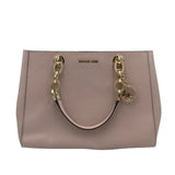 MICHAEL KORS RET$298 LEATHER SATCHEL WITH STRAP HANDBAG PINK