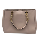 MICHAEL KORS RET$298 LEATHER SATCHEL WITH STRAP HANDBAG PINK