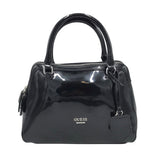 GUESS NWT PATENT CROSSBODY HANDBAG BLACK