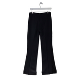 ALICE + OLIVIA FLARE LACE WIDE LEG DESIGNER PANT BLACK 4