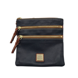 DOONEY & BOURKE PEBBLE CROSSBODY HANDBAG NAVY BROWN