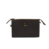 DOONEY & BOURKE PEBBLE CROSSBODY HANDBAG TAUPE BROWN