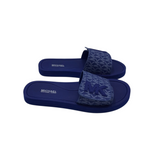MICHAEL MICHAEL KORS LOGO SLIDE SHOES BLUE 5M
