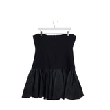CINQ A SEPT NWT$495 MINI STRAPLESS DESIGNER DRESS BLACK 12
