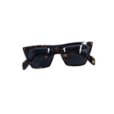 RAG & BONE RET$104 CATEYE SUNGLASSES/READERS BLACK BROWN