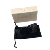 SONIX NWT$120 PLASTIC FRAME SUNGLASSES/READERS BLACK