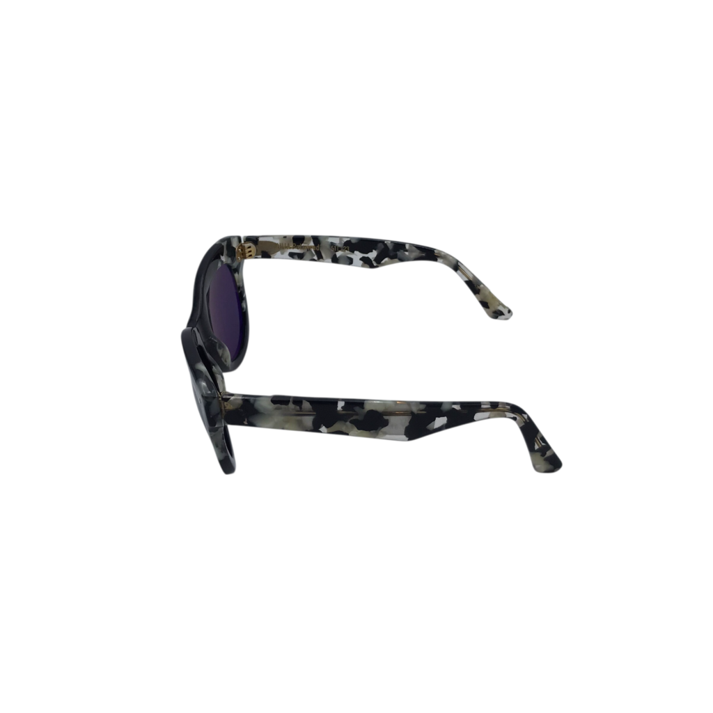 KREWE WAYFARER W/CASE SUNGLASSES/READERS BLACK WHITE